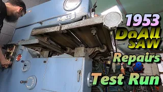 Massive1953 Doall Saw repair and test run.