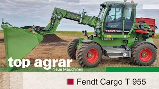 Teleskoplader Fendt Cargo T 955 im Praxiseinsatz +++ Wadenbrunn 2020 +++