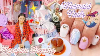 Shopping At Harajuku & Mermaid Nails At Shibuya 🧜🏻‍♀️ (Japan Travel Vlog) | Doll Up Mari