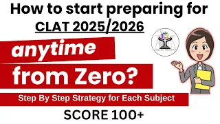 How to prepare for CLAT 2025 Preparation Strategy without coaching first attempt|CLAT 2025 Sources