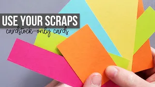 3 CLEVER CARD IDEAS for using up your CARDSTOCK SCRAPS! / ft. @GerrysCraftRoom