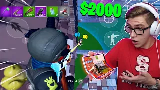 I used a $2000 FOLDING PHONE on Fortnite Mobile... (best device)