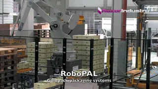 Роботизированная система укладки продукции на поддоны Goldpack (Robopal)