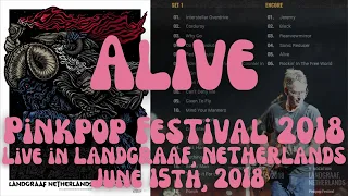 Pearl Jam - Alive - Live at PinkPop 06/15/2018 - Landgraaf Netherlands
