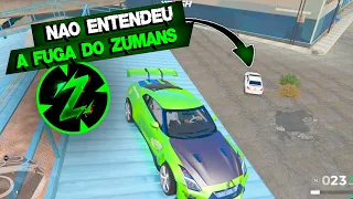 O POLICIAL FICOU CONFUSO NESSA FUGA NOVA DO ZUMANS ! GTA RP ! GTA FIVEM ROLEPLAY