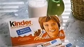 Kinder Schokolade 1989