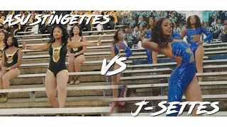 5th Quarter "The Dancers View"🔥 | Jackson State Marching Band vs Alabama State Marching Band 2023