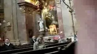 St. Peters chruch in Vienna with orceshtra