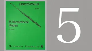 Kohler / 25 Romantic etudes No.5 ~Finger Exercise~