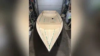 "Яхта" в гараже часть 1  (Argie 15 dinghy build)