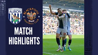 West Bromwich Albion v Blackpool highlights