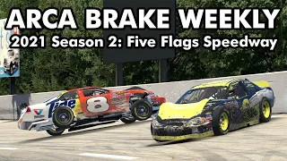 "We survived lap one!"(?) | ARCA Brake Weekly from Five Flags (21S2)