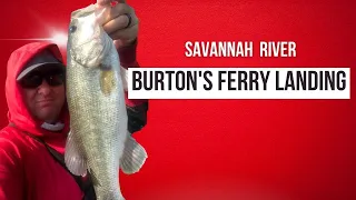 Savannah River Bass Fishing/ Burton's Ferry Landing/ Georgia