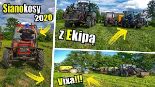 🔥Najlepsze Sianokosy☆2O2O☆Z najlepszą ekipą ㋡ na wesoło🔥wszystkie ciągniki na polu🔥Vixa★Kubik Team★