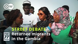 How can Gambian returnee migrants be best re-integrated into their societies? | Street debate