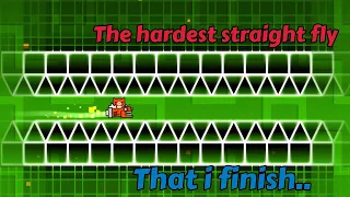 The Hardest straight Fly I Finish.. - Geometry Dash [Mobile]