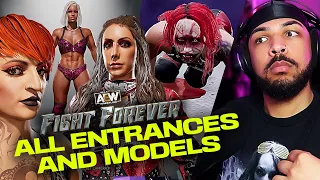 AEW: Fight Forever ALL WOMEN'S ENTRANCES and MODELS REACTION