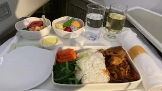 Vietnam Airlines Business Class Food Cuisine Picture Montage