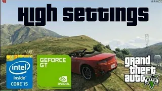 Grand Theft Auto V on NVIDIA GeForce 840M High Settings
