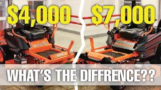 4K vs. 7K Zero Turn Mowers | What's the Difference? How much should you spend??