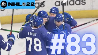 ROUND ONE AGAINST THE NEW YORK RANGERS | NHL 22 | TORONTO MAPLE LEAFS SEASON SIM #83