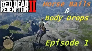 Horse Bails & Body Drops - Red Dead Redemption 2 - EPISODE 1 - (Ragdoll Showcase) Euphoria