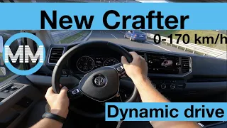 Volkswagen Crafter 2.0 TDI 130 kW - POV Test Drive + Top Speed +  Acceleration 0-170 km/h
