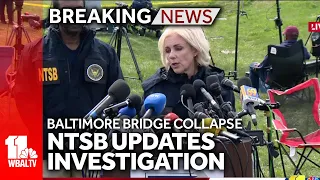 NTSB provides update on Key Bridge collapse