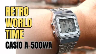 Casio A-500 Review: The Vintage Styled World Time Casio Royale (A500WA)