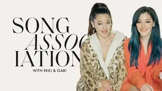 Niki and Gabi Sing Ariana Grande, Justin Bieber and Lady Gaga in a Game of Song Association | ELLE