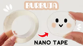 CÓMO HACER BURBUJAS con NANO TAPE ✅  HOW to MAKE NANO TAPE BUBBLES