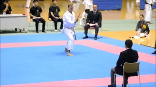 The 1st Okinawa Karate International Tournament: Shushi No Kon Dai kata by Jesse Enkamp sensei