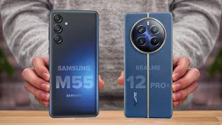 Samsung M55 Vs Realme 12 Pro Plus | Full Comparison ⚡ Which one is Best?