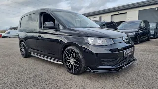 23 plate volkswagen Caddy Commerce 2ltr diesel modified Lowered alloys leather leather sidebars