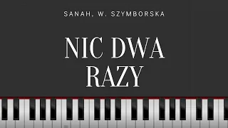 sanah "Nic dwa razy" (W. Szymborska) | Easy Piano Tutorial