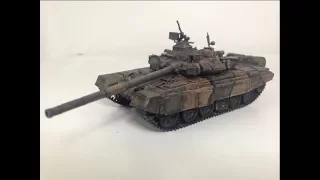 T-90 MBT Timelapse Build - Revell 1:72 Kit