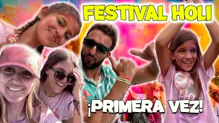 **VLOG 18** Vamos a nuestro Primer Festival Holi en Familia todos menos Papa #hifamilyteam