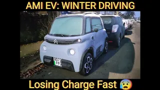 Citroen Ami EV : Losing a lot of Charge in Winter Conditions