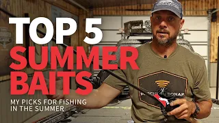 TOP 5 Baits for SUMMER Bass Fishing! ☀️ 🎣