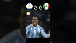 2010 FIFA World Cup Argentina vs Mexico #vibe #football #shorts