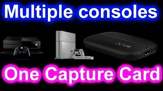 How to record multiple consoles with one capture card