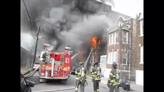 FDNY Bronx 5th alarm with radio coms