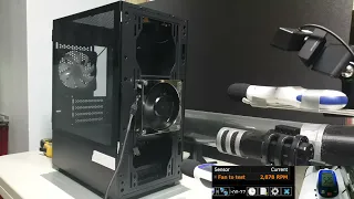 Alphacool Apex Stealth Metal Fan and Noctua NF A12X25 PWM Noise comparison