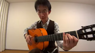 よく使うコード　Eナチュラル調　フラメンコギタリスト江上巌　flamenco guitar lessons Am- G- F- E　lwao Egami