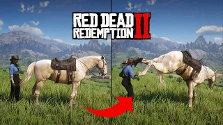 25 INSANE HORSE DETAILS IN RED DEAD REDEMPTION 2 | Pinehaven