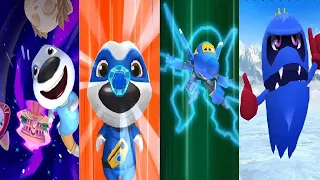 SONIC DASH  PAC-MAN VS Talking Tom Hero Dash VS Super Wings : Jett Run VS TALKING TOM GOLD RUN 2