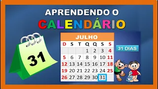 Aprendendo o calendário | Meses do ano | Dias da semana