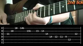 Comfortably Numb Guitar Solo Lesson 1/2 - Pink Floyd (with tabs)