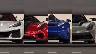 You were waiting for a long video?!🥳 Corvette z06, Koenigsegg Regera, McLaren Elva, Peninfarino