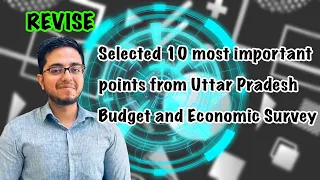 ☝🏻IMPORTANT! For UPPCS 2023 - Top 10 key takeaways from UP Budget and Economic Survey!